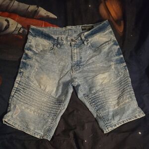 South Pole Light Blue Jean Shorts
